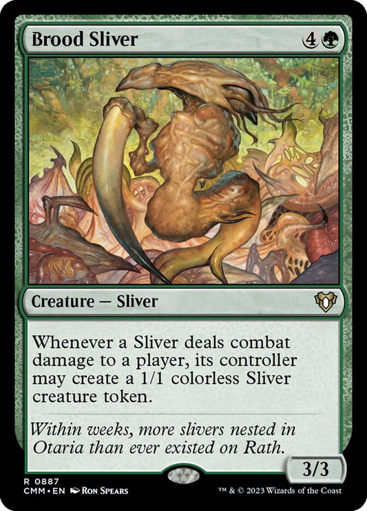 MTG Card Title: Brood Sliver CMM/887