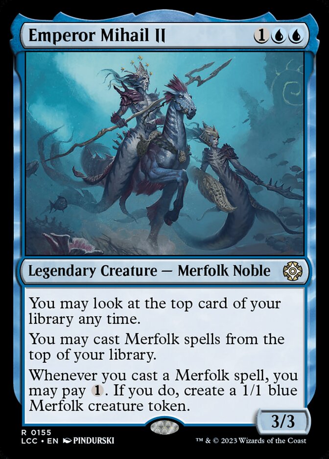 MTG Card Title: Emperor Mihail II LCC/155