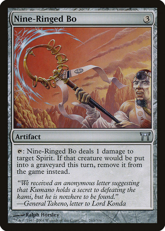 MTG Card Title: Nine-Ringed Bo CHK/263