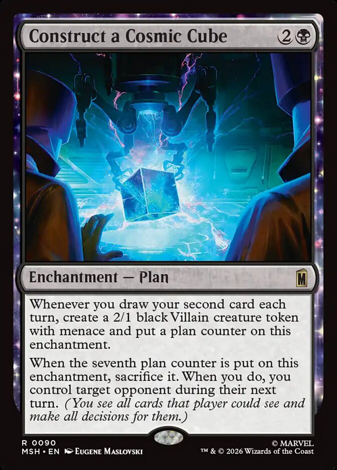 MTG Card Title: Construct a Cosmic Cube MSH/90