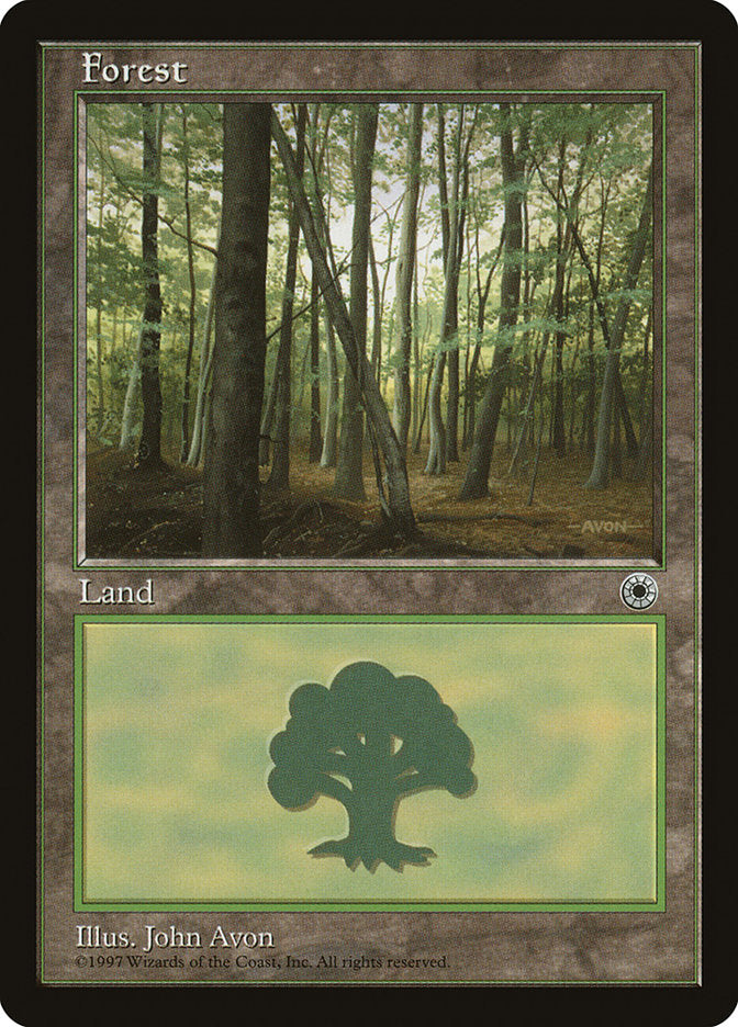 MTG Card Title: Forest POR/213