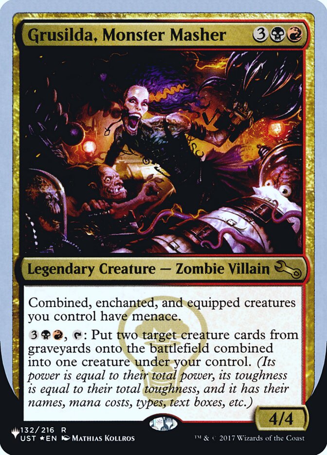 MTG Card Title: Grusilda, Monster Masher ULST/48
