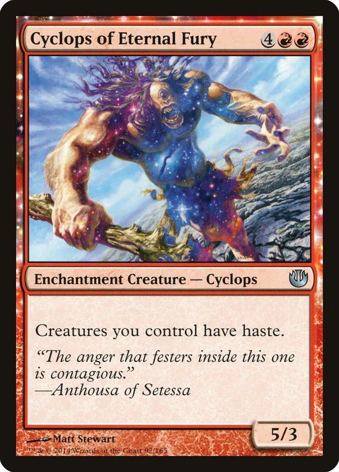 MTG Card Title: Cyclops of Eternal Fury JOU/92