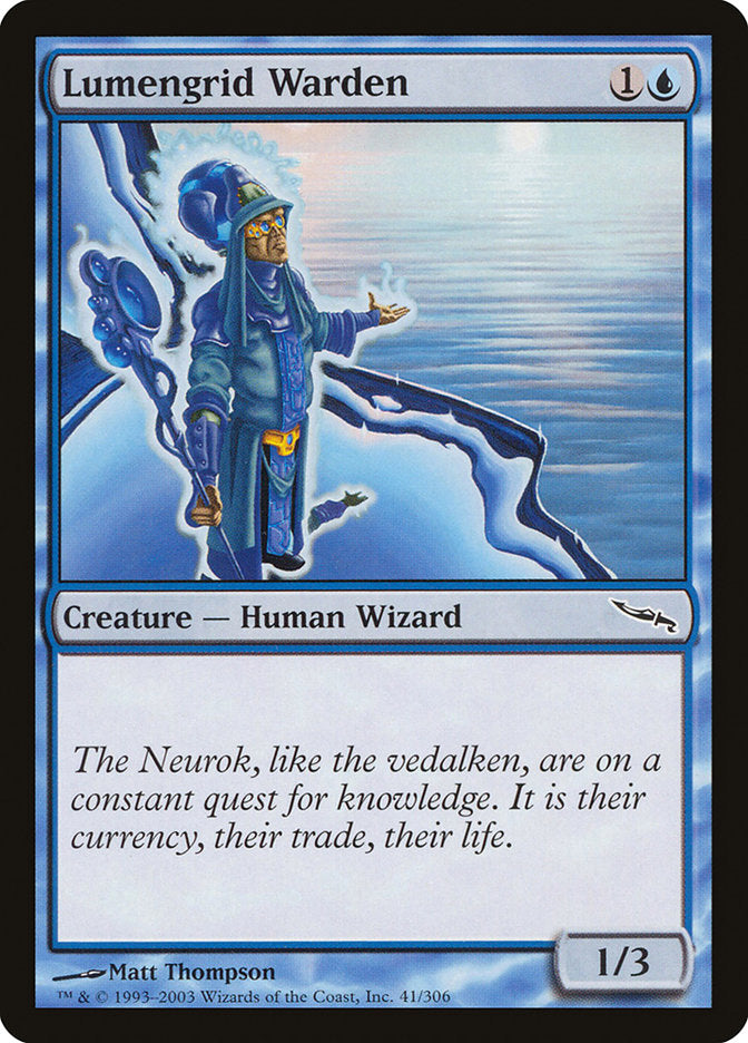 MTG Card Title: Lumengrid Warden MRD/41