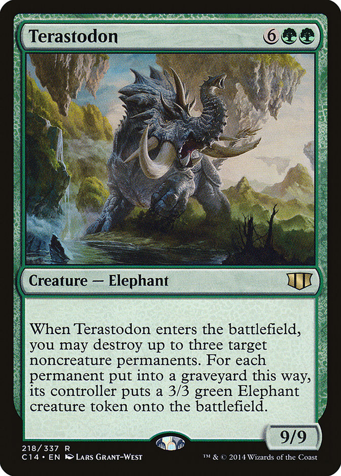 MTG Card Title: Terastodon C14/218