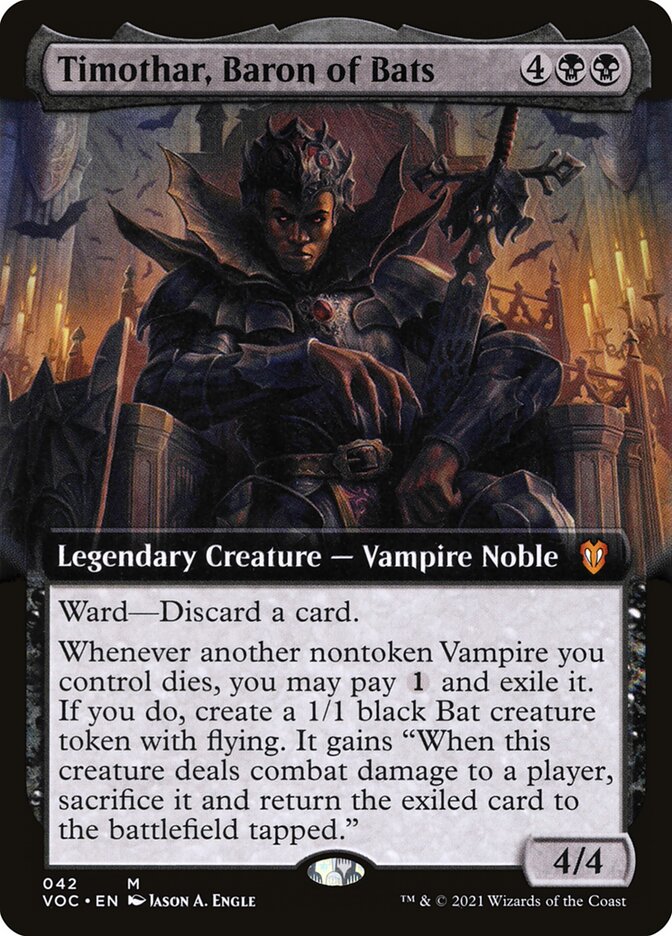 MTG Card Title: Timothar, Baron of Bats VOC/42