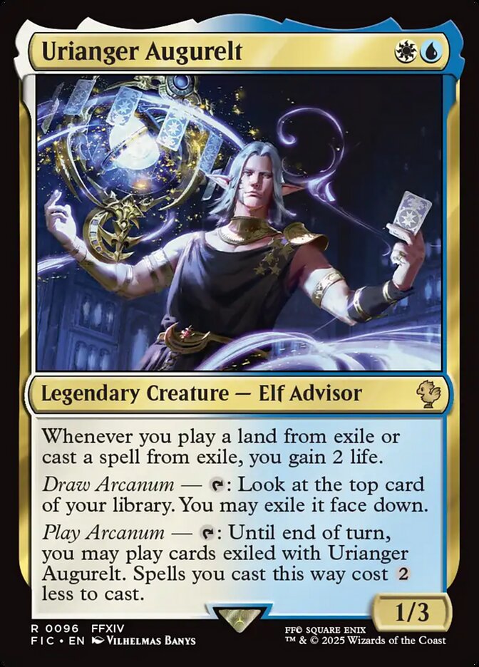 MTG Card Title: Urianger Augurelt FIC/96