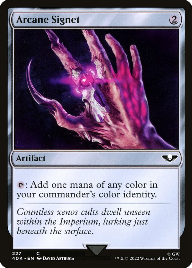 MTG Card Title: Arcane Signet 40K/227