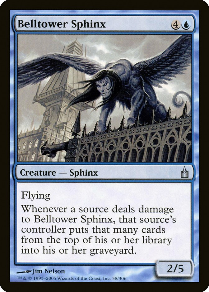 MTG Card Title: Belltower Sphinx RAV/38