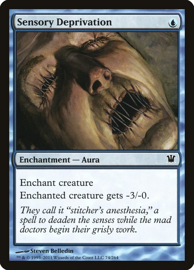 MTG Card Title: Sensory Deprivation ISD/74