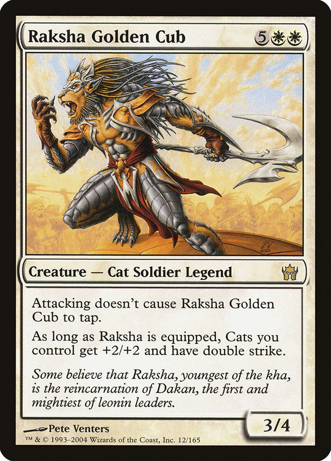 MTG Card Title: Raksha Golden Cub 5DN/12