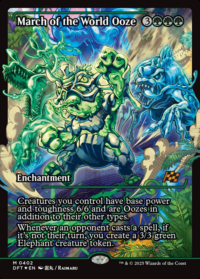 MTG Card Title: March of the World Ooze DFT/402