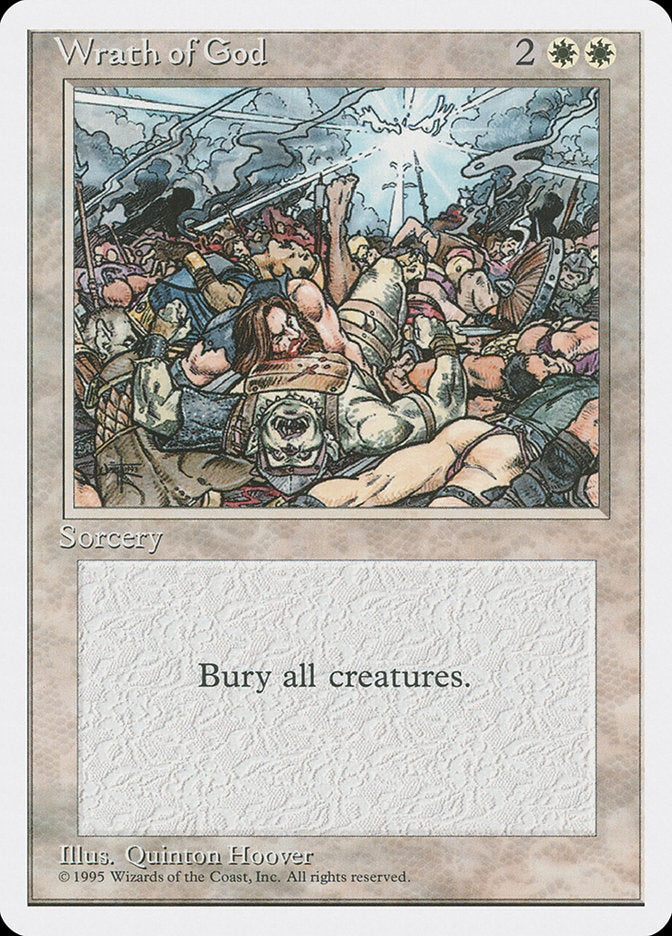 MTG Card Title: Wrath of God 4ED/58