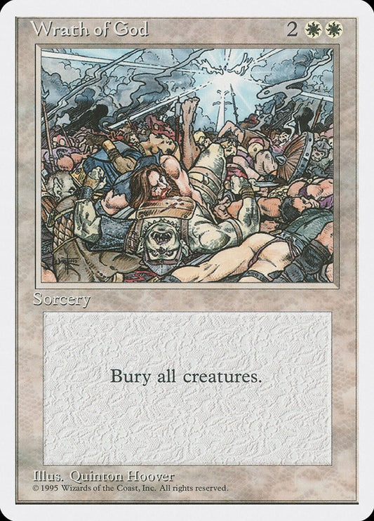 MTG Card Title: Wrath of God 4ED/58