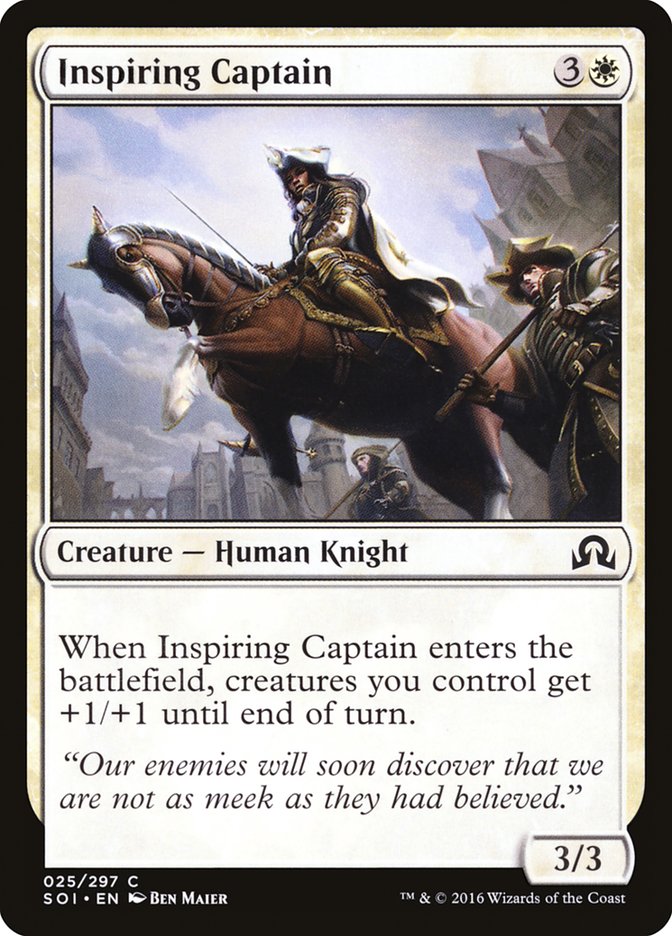MTG Card Title: Inspiring Captain SOI/25