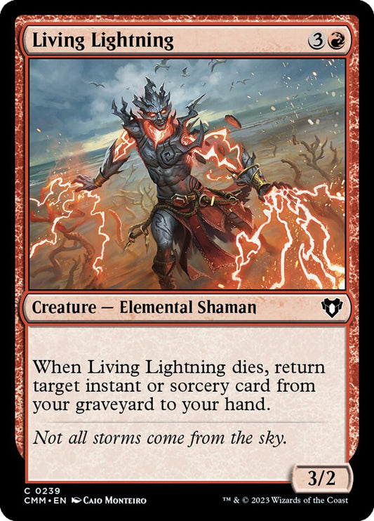 MTG Card Title: Living Lightning CMM/239