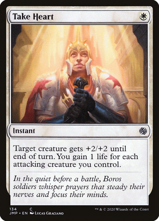 MTG Card Title: Take Heart JMP/134