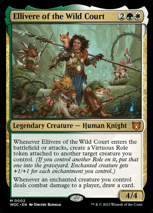 MTG Card Title: Ellivere of the Wild Court WOC/2