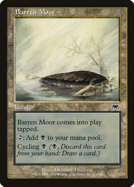 MTG Card Title: Barren Moor ONS/312