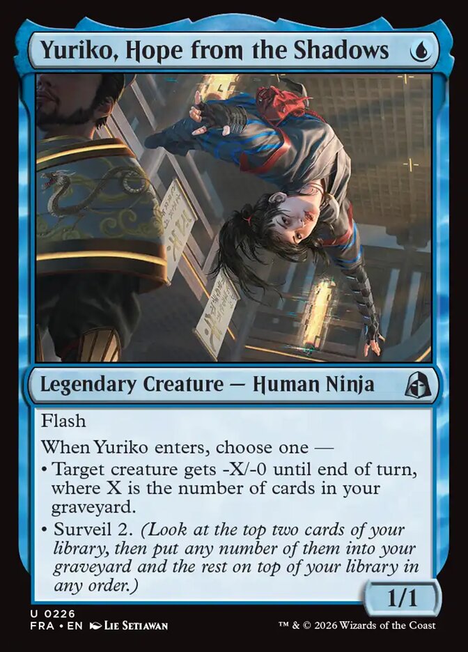 MTG Card Title: Yuriko, Hope from the Shadows FRA/226