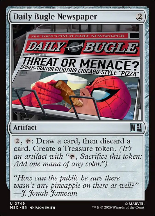 MTG Card Title: Daily Bugle Newspaper MSC/749