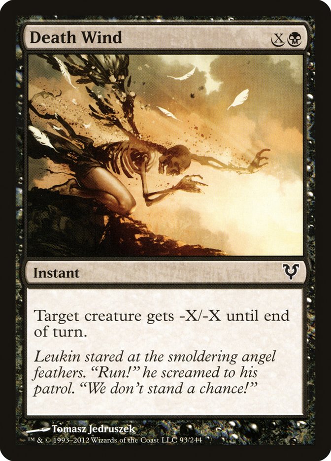 MTG Card Title: Death Wind AVR/93