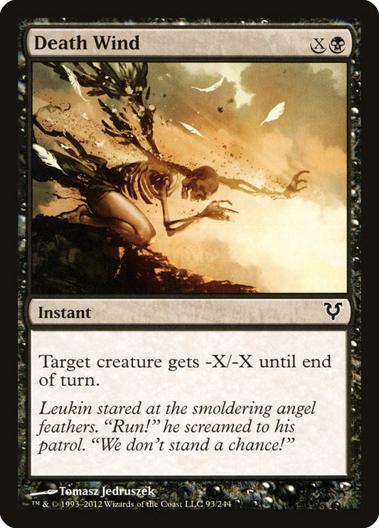 MTG Card Title: Death Wind AVR/93