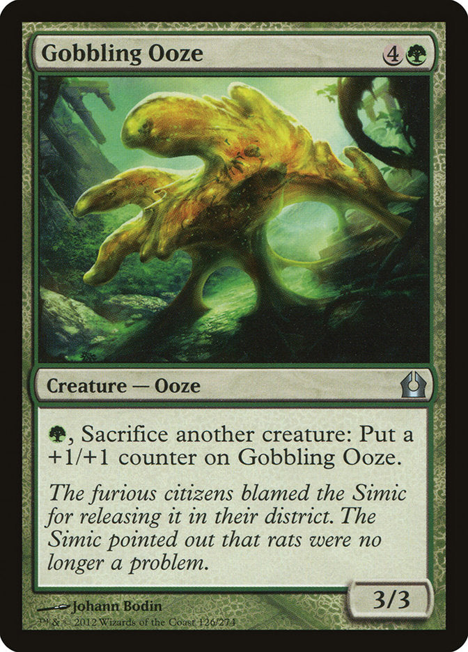 MTG Card Title: Gobbling Ooze RTR/126