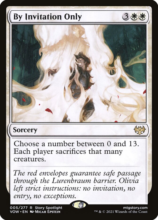 MTG Card Title: By Invitation Only VOW/5