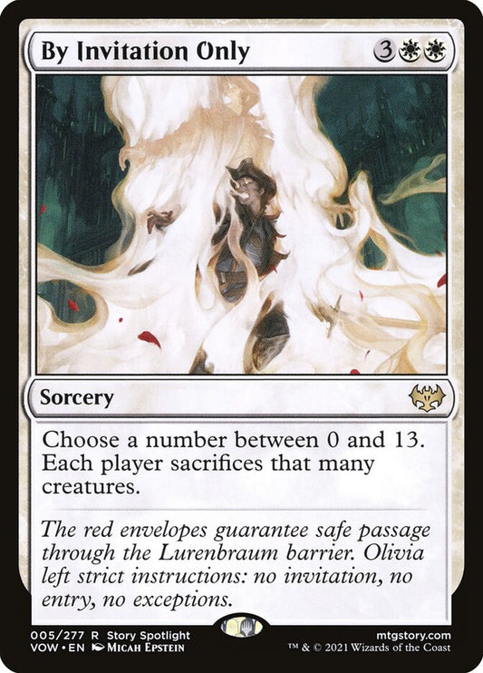 MTG Card Title: By Invitation Only VOW/5