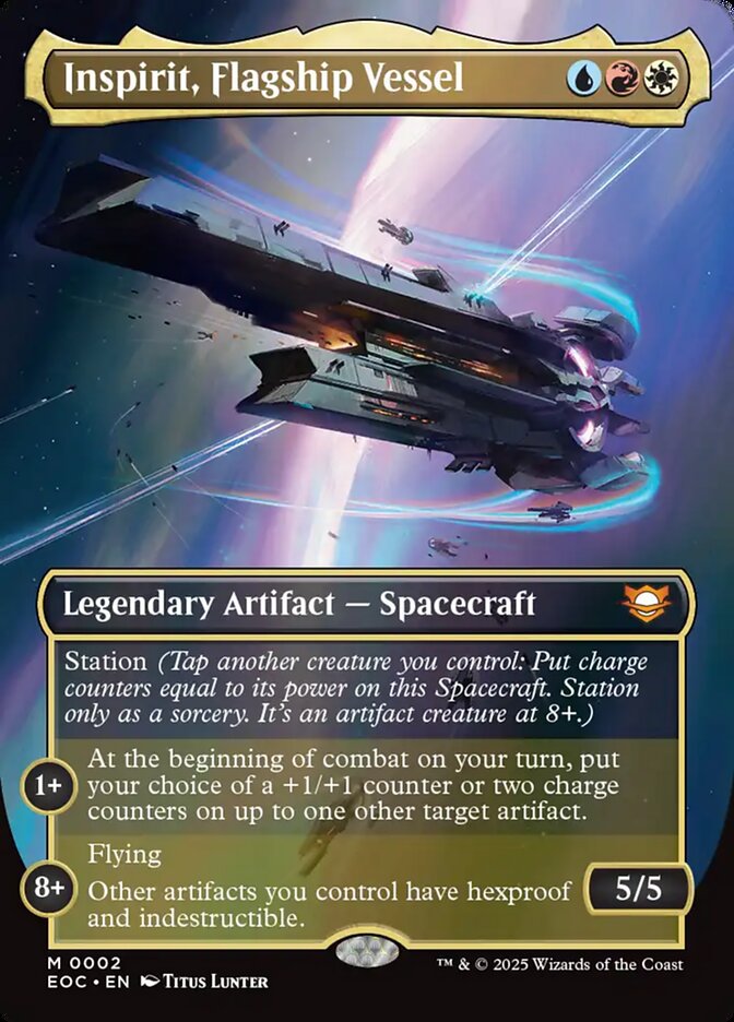 MTG Card Title: Inspirit, Flagship Vessel EOC/2
