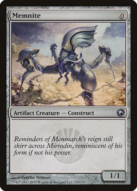 MTG Card Title: Memnite SOM/174