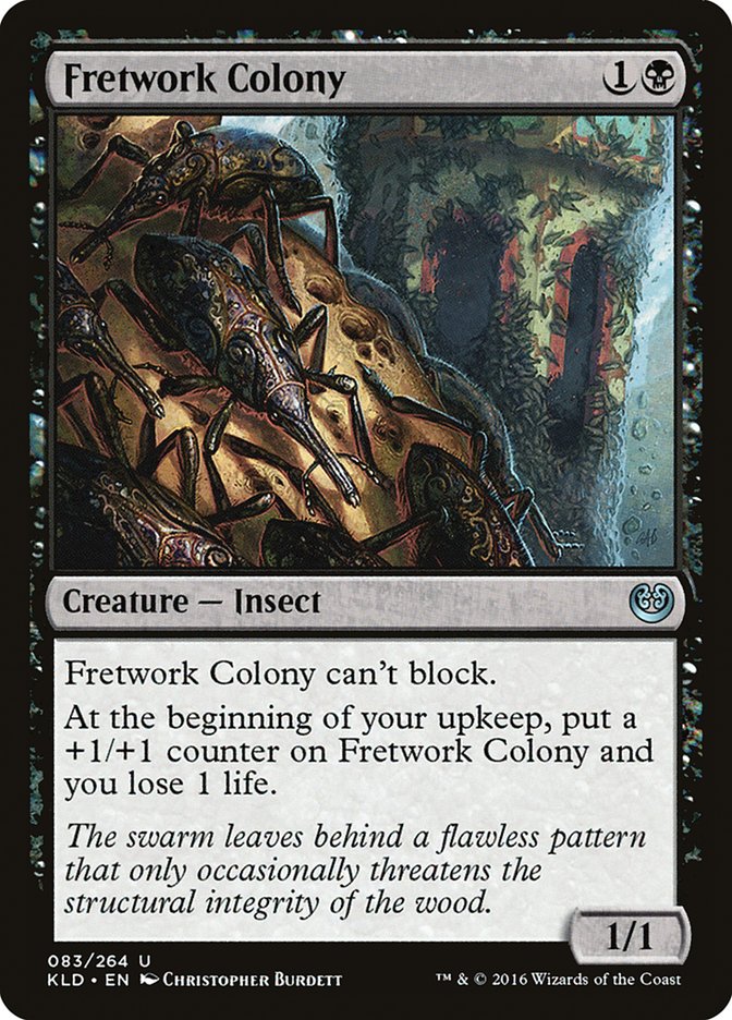 MTG Card Title: Fretwork Colony KLD/83