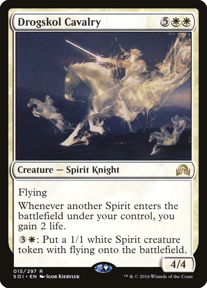 MTG Card Title: Drogskol Cavalry SOI/15