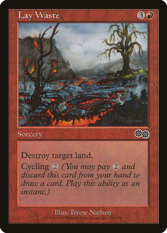 MTG Card Title: Lay Waste USG/201