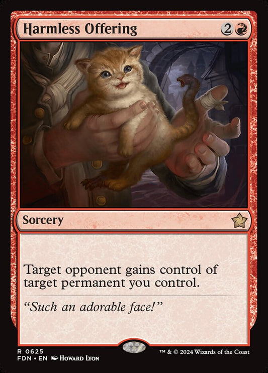 MTG Card Title: Harmless Offering FDN/625