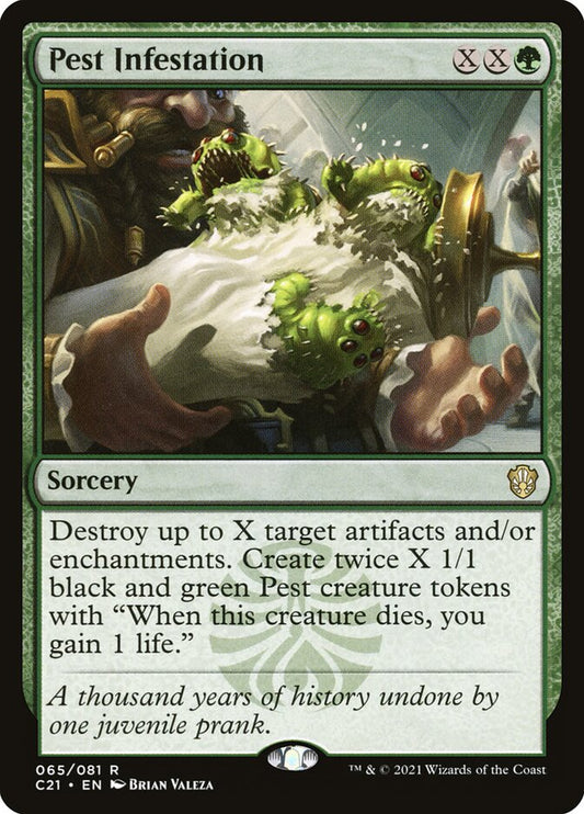 MTG Card Title: Pest Infestation C21/65