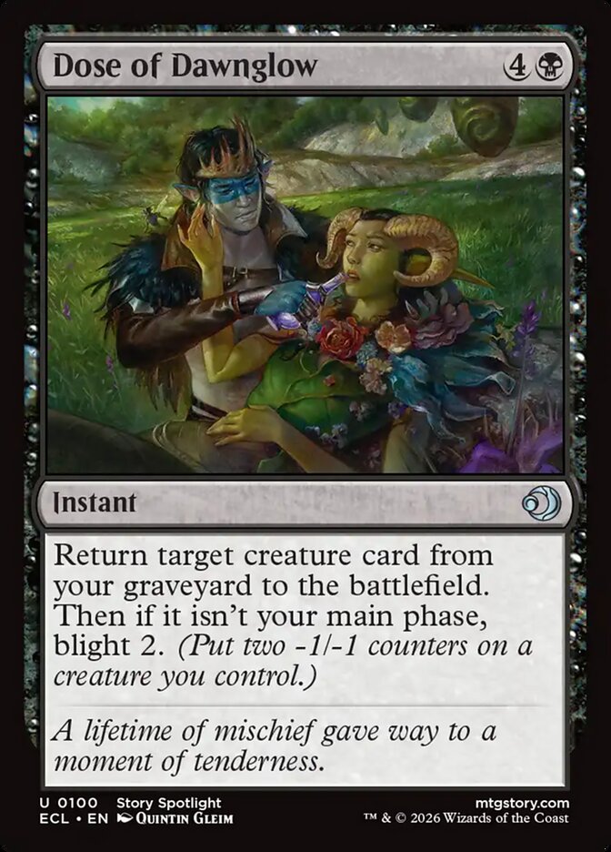 MTG Card Title: Dose of Dawnglow ECL/100