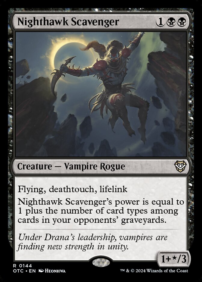 MTG Card Title: Nighthawk Scavenger OTC/144