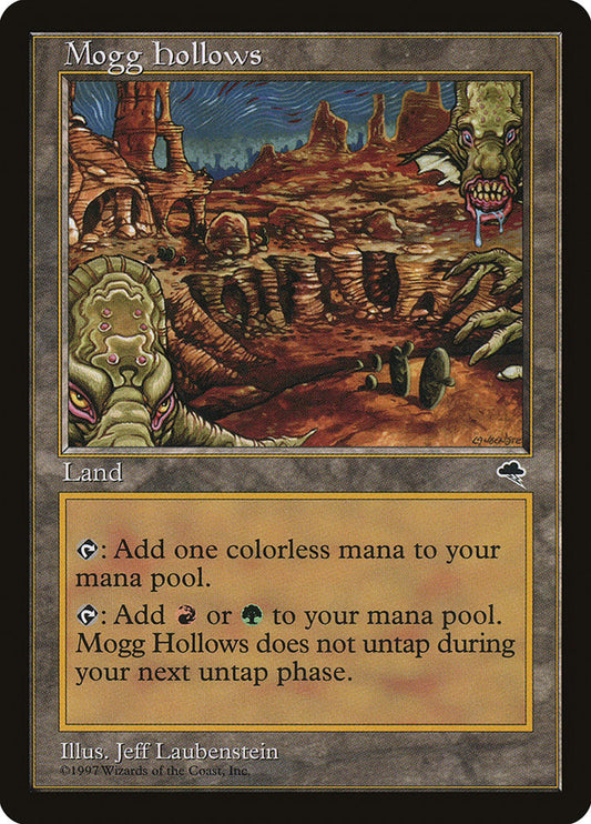 MTG Card Title: Mogg Hollows TMP/320