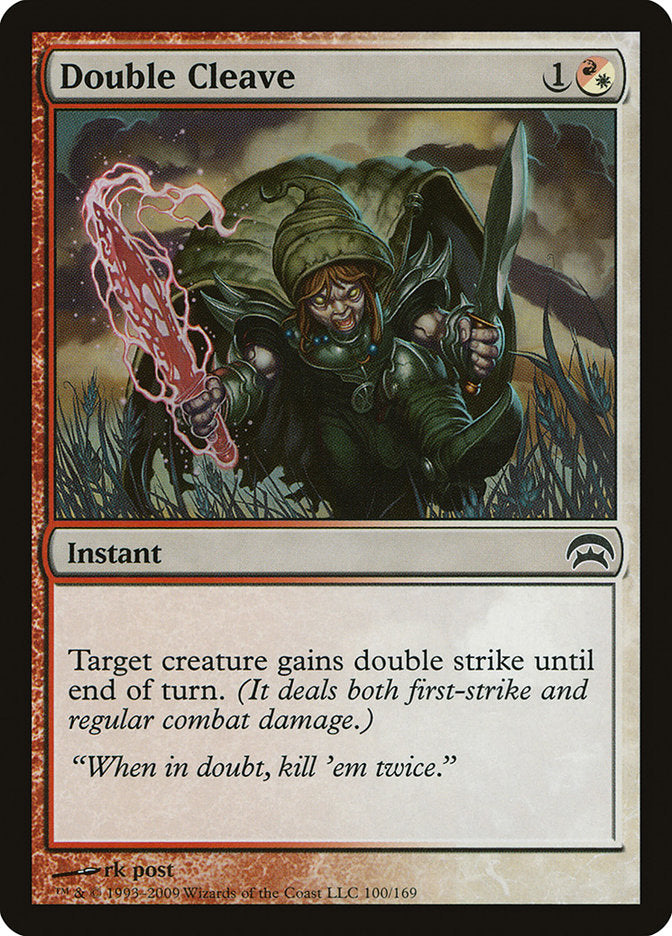 MTG Card Title: Double Cleave HOP/100
