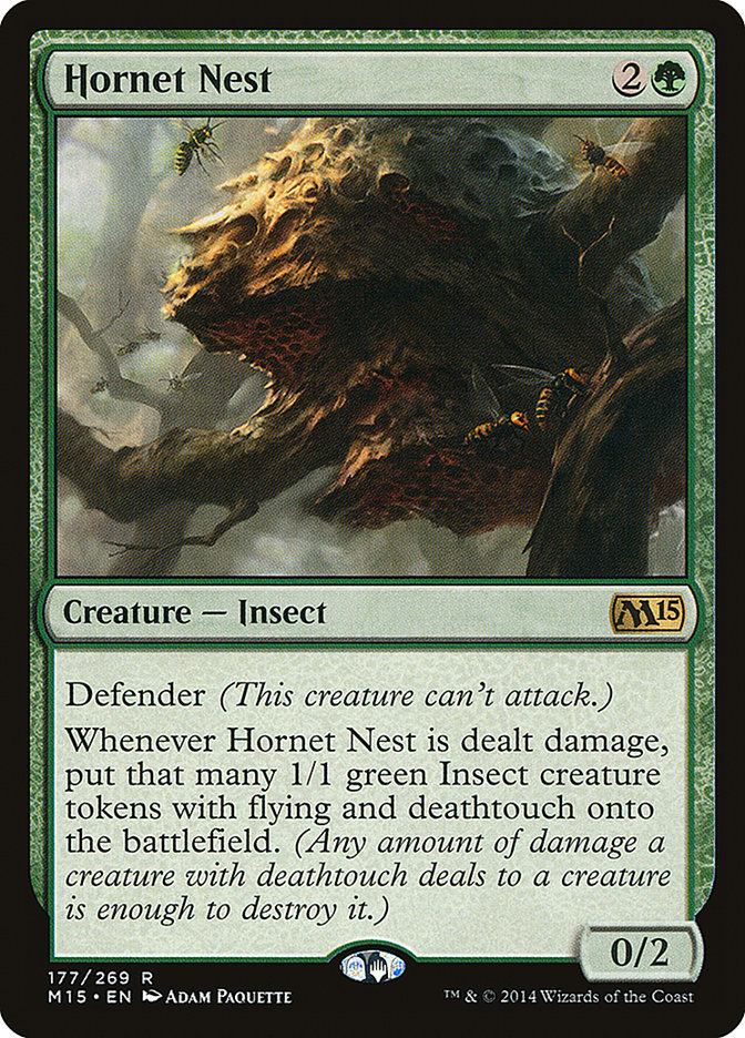 MTG Card Title: Hornet Nest M15/177