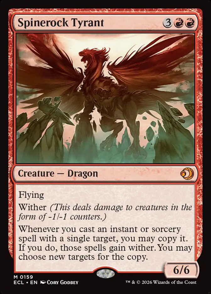 MTG Card Title: Spinerock Tyrant ECL/159