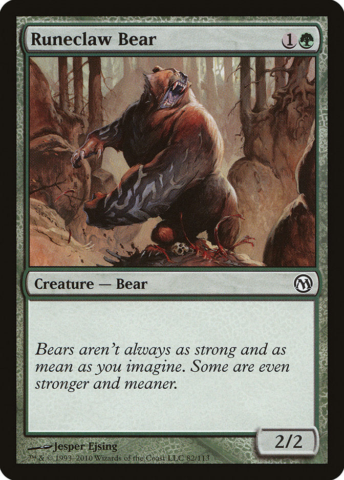 MTG Card Title: Runeclaw Bear DPA/82