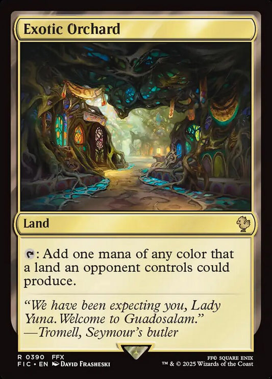 MTG Card Title: Exotic Orchard FIC/390