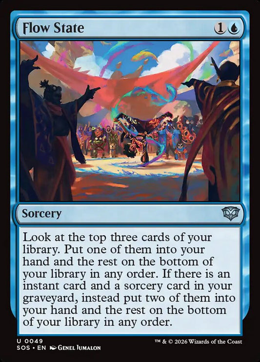 MTG Card Title: Flow State SOS/49