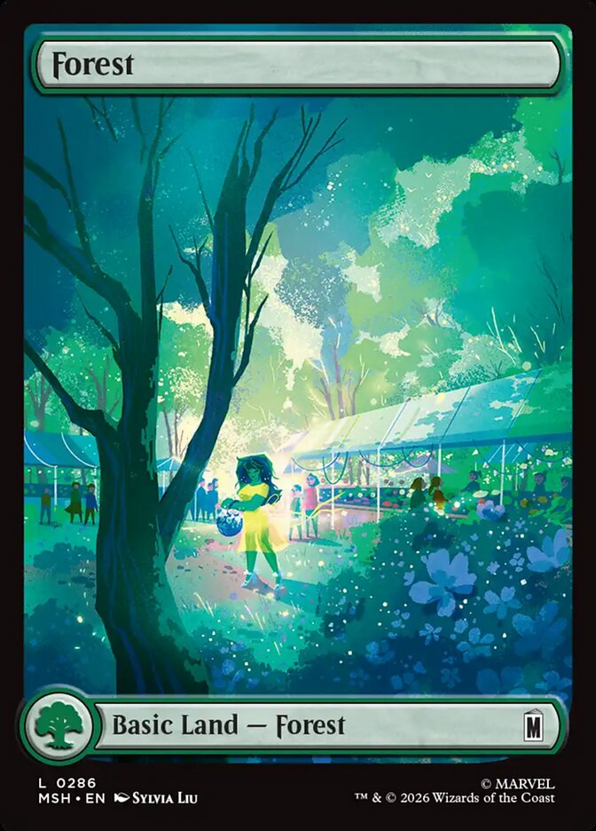 MTG Card Title: Forest MSH/286