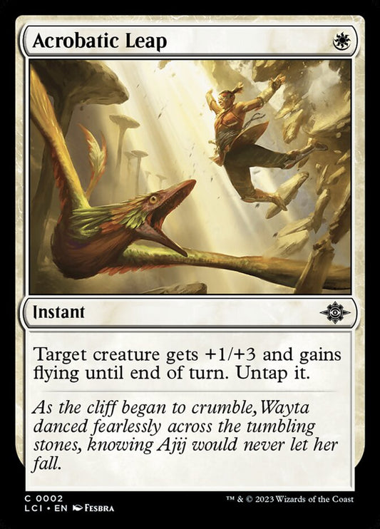 MTG Card Title: Acrobatic Leap LCI/2