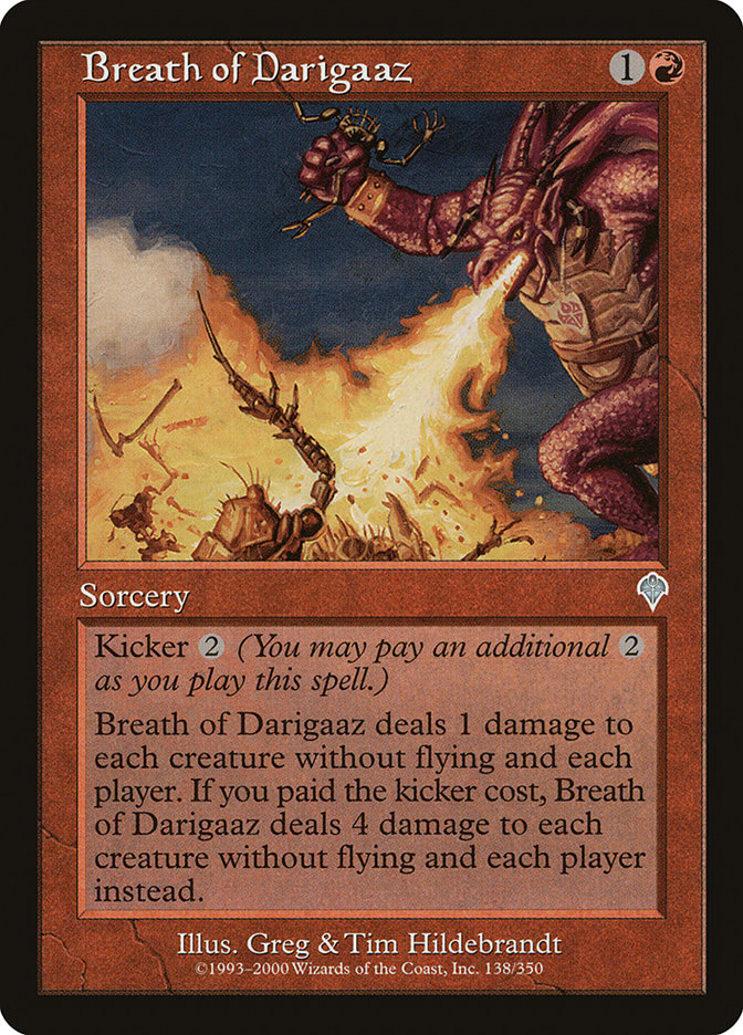 MTG Card Title: Breath of Darigaaz INV/138