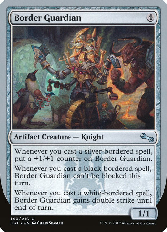 MTG Card Title: Border Guardian UST/140